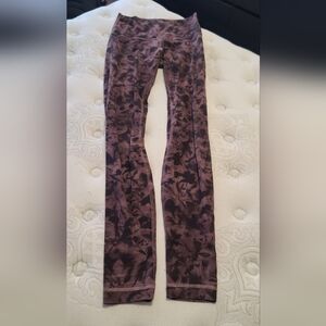 Lululemon Align Purple Patterned Leggings Size 4